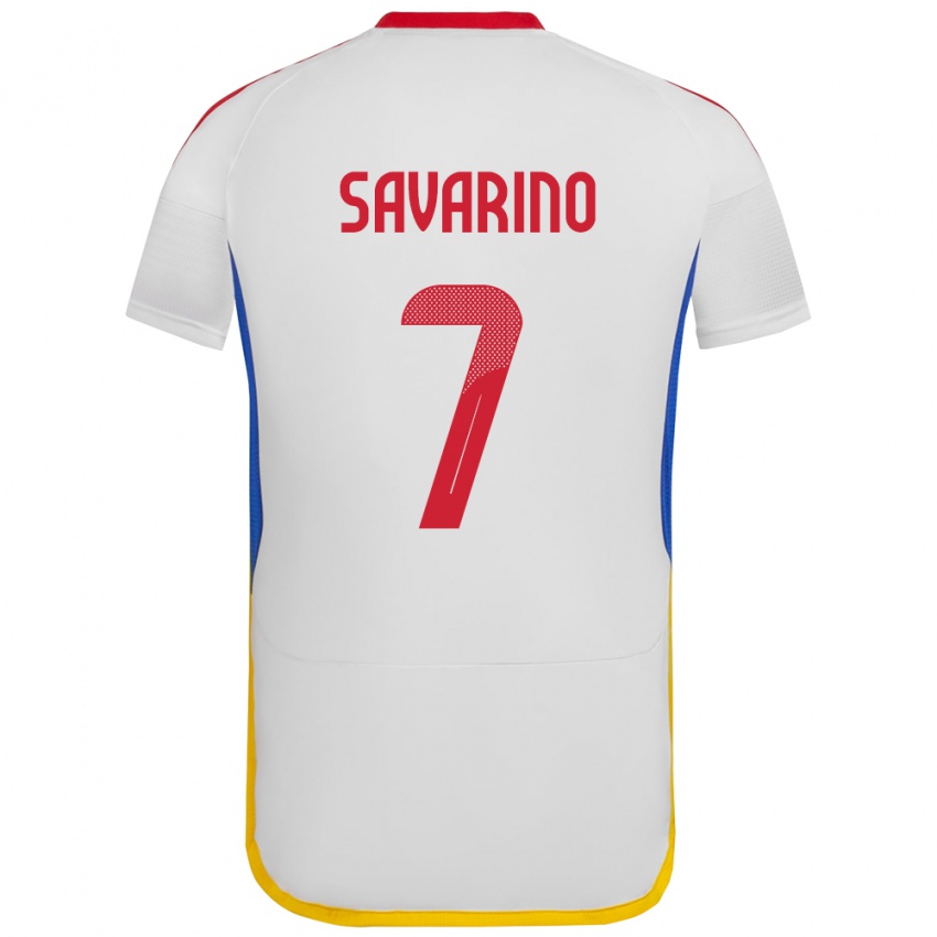 Kinderen Venezuela Jefferson Savarino #7 Wit Uitshirt Uittenue 24-26 T-Shirt België