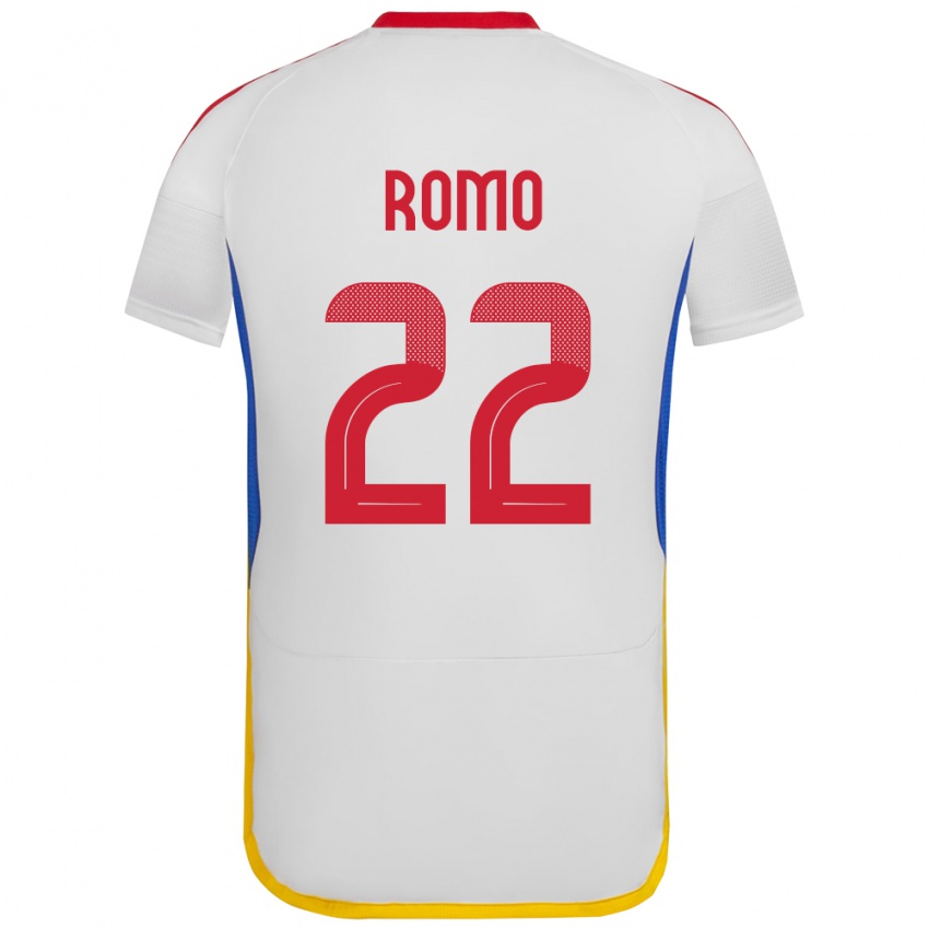 Kinderen Venezuela Rafael Romo #22 Wit Uitshirt Uittenue 24-26 T-Shirt België