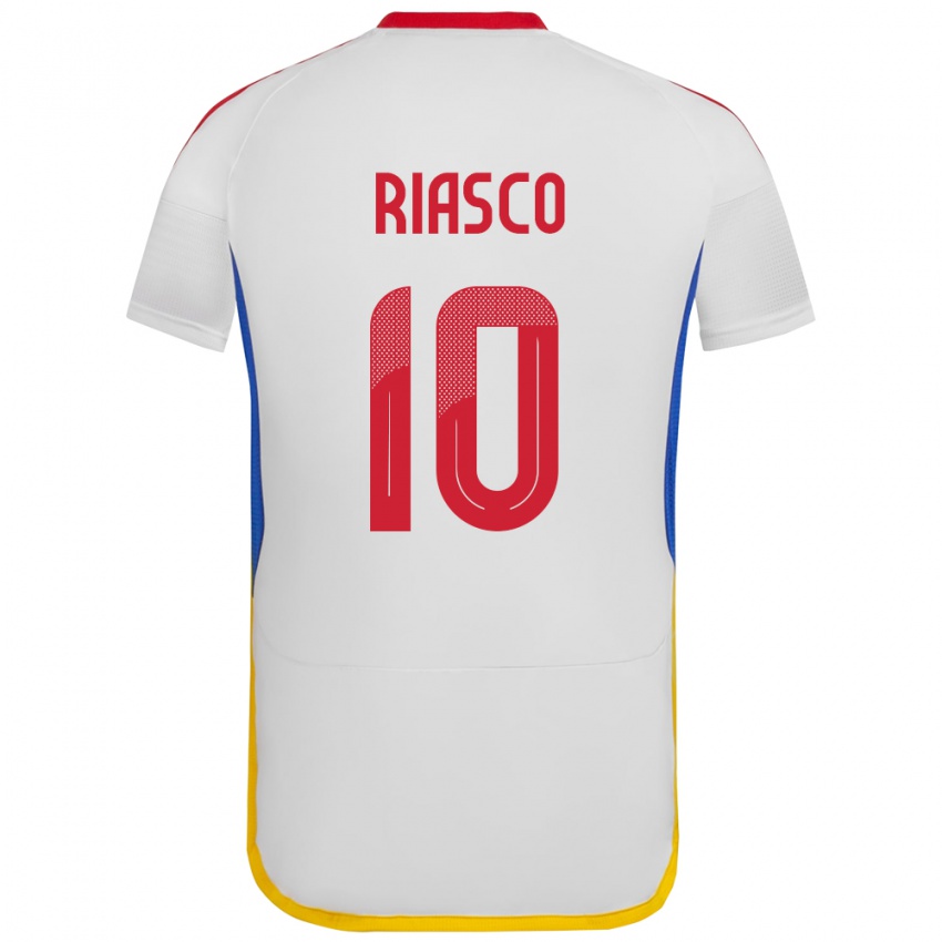 Kinderen Venezuela José Riasco #10 Wit Uitshirt Uittenue 24-26 T-Shirt België