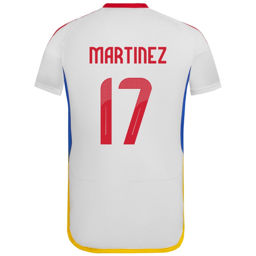 Kinderen Venezuela David Martínez #17 Wit Uitshirt Uittenue 24-26 T-Shirt België