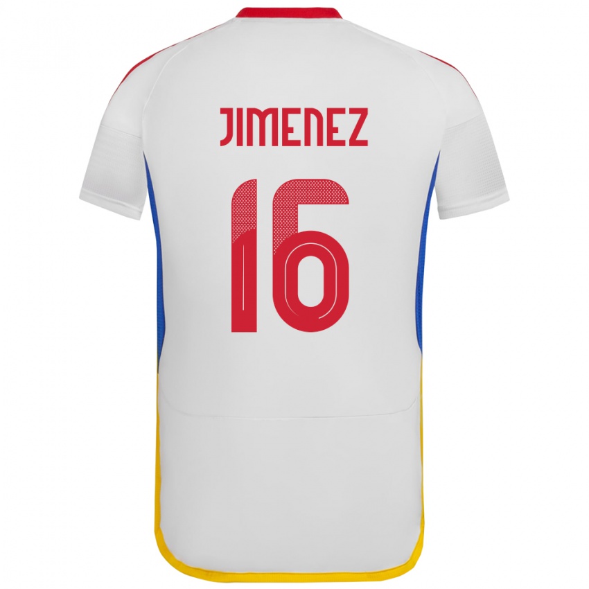 Kinderen Venezuela Néstor Jiménez #16 Wit Uitshirt Uittenue 24-26 T-Shirt België