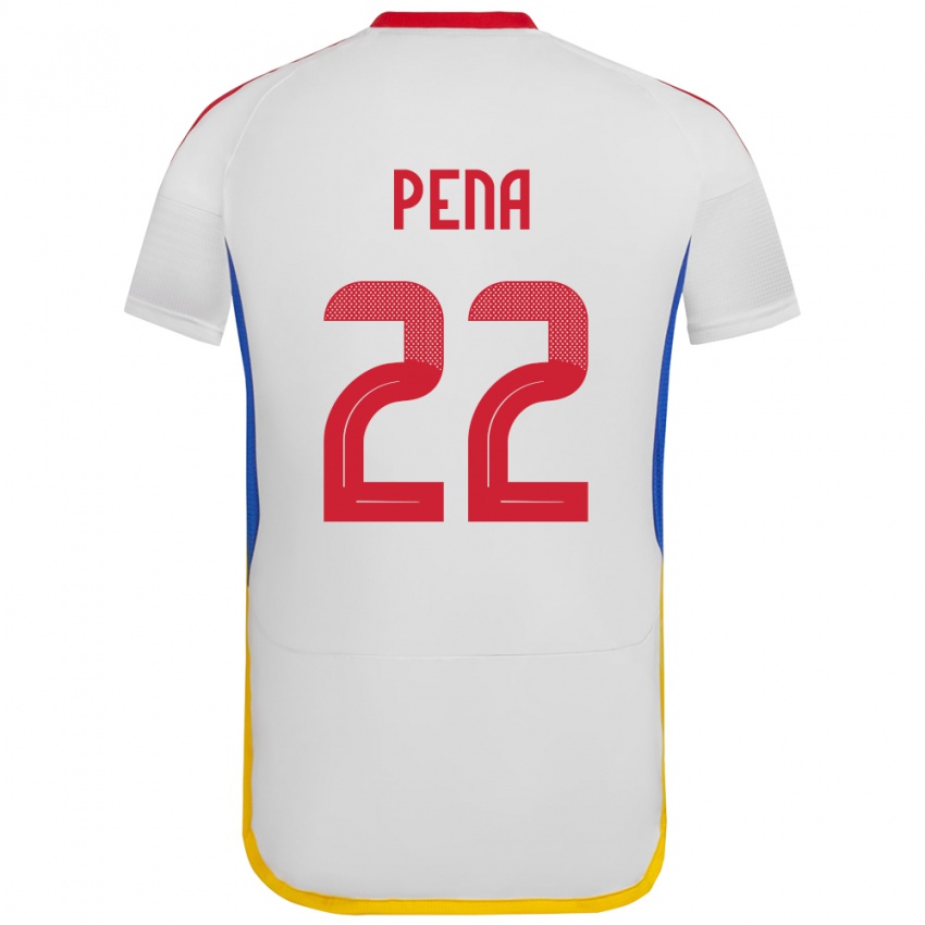 Kinderen Venezuela Lewuis Peña #22 Wit Uitshirt Uittenue 24-26 T-Shirt België