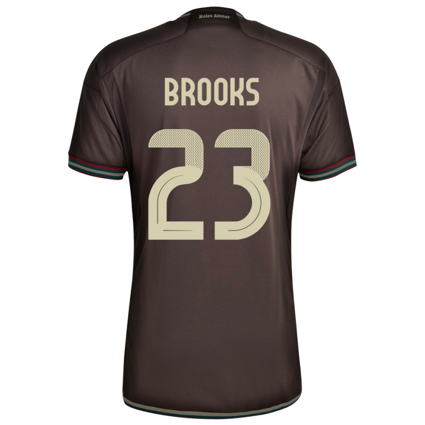 Kinderen Jamaica Liya Brooks #23 Nachtbruin Uitshirt Uittenue 24-26 T-Shirt België