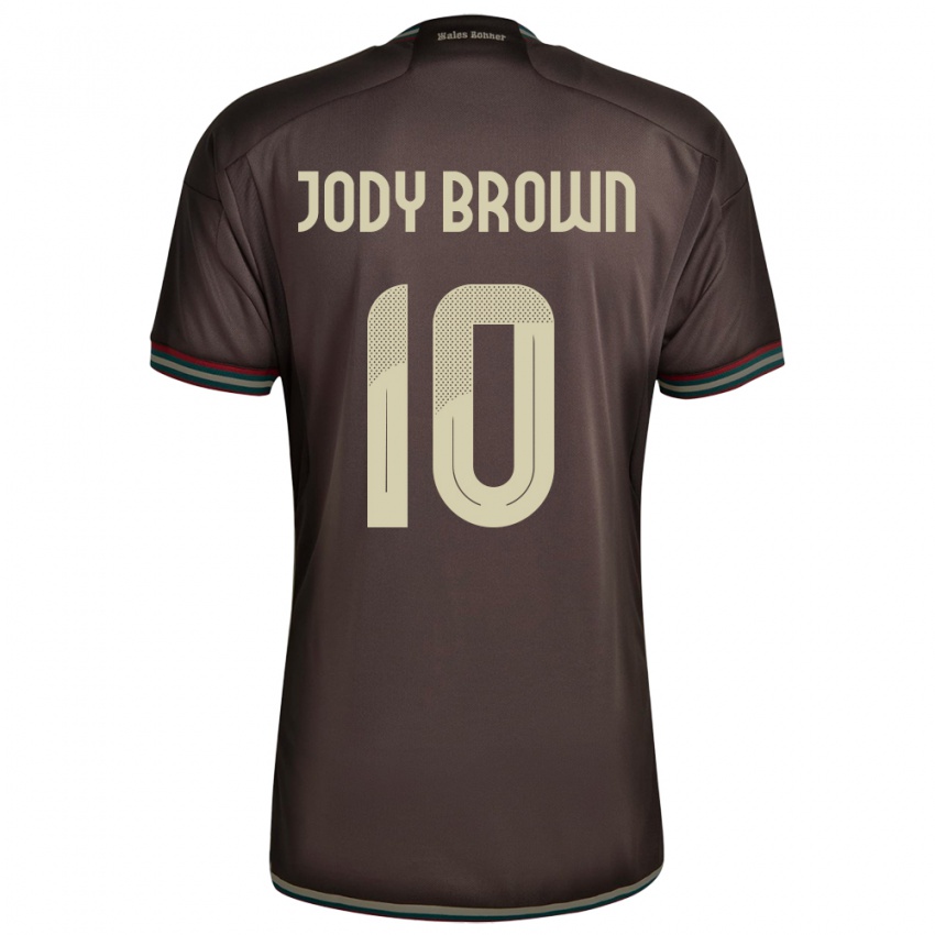 Kinderen Jamaica Jody Brown #10 Nachtbruin Uitshirt Uittenue 24-26 T-Shirt België