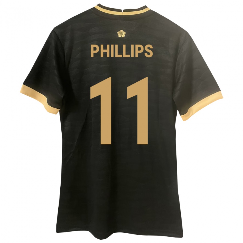Kinderen Panama Ricardo Phillips #11 Zwart Uitshirt Uittenue 24-26 T-Shirt België