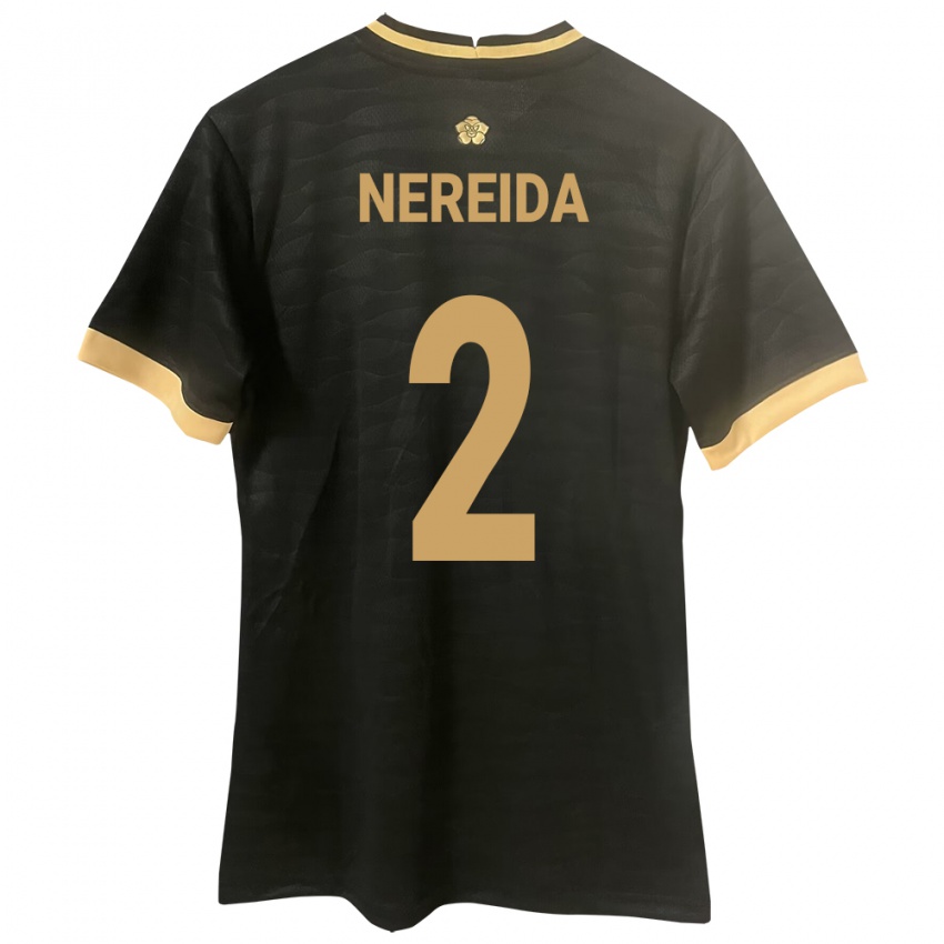 Kinder Panama Juriel Nereida #2 Schwarz Auswärtstrikot Trikot 24-26 T-Shirt Belgien