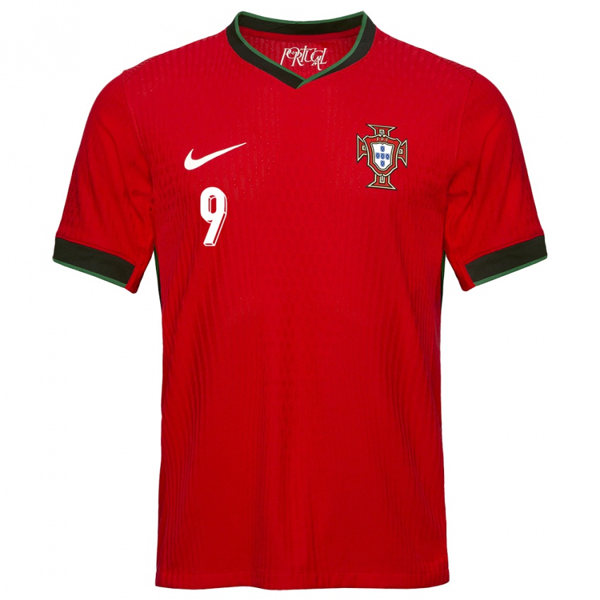 Homme Maillot Portugal Nuno Patricio #9 Rouge Tenues Domicile 24-26 T-Shirt Belgique