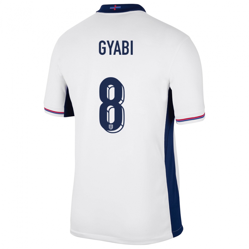 Heren Engeland Darko Gyabi #8 Wit Thuisshirt Thuistenue 24-26 T-Shirt België