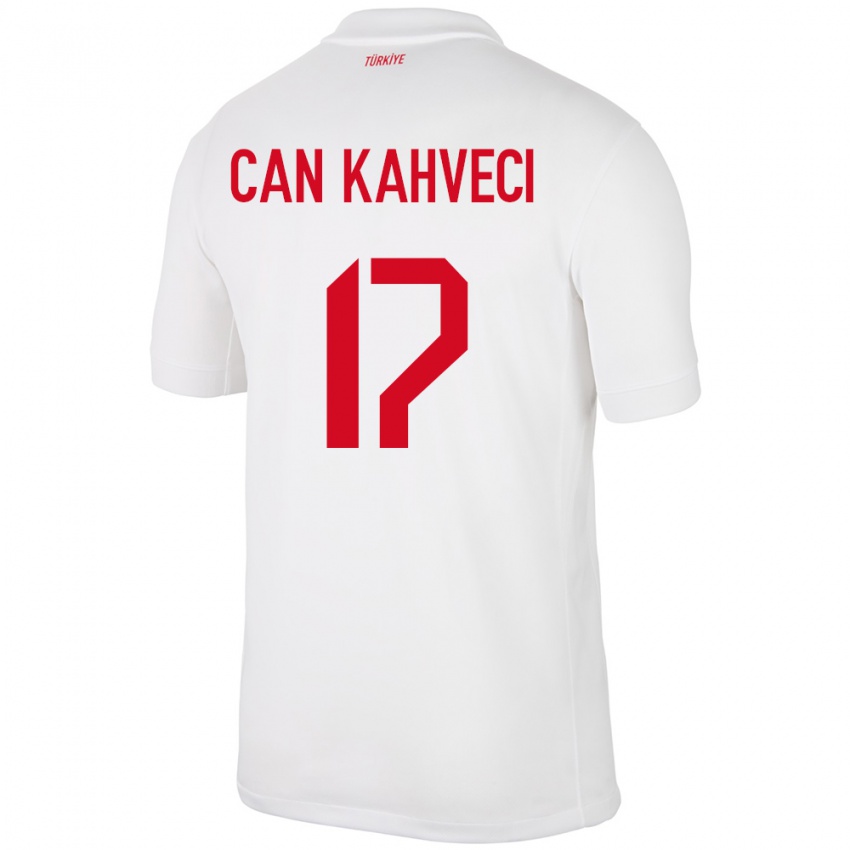 Heren Turkije İrfan Can Kahveci #17 Wit Thuisshirt Thuistenue 24-26 T-Shirt België