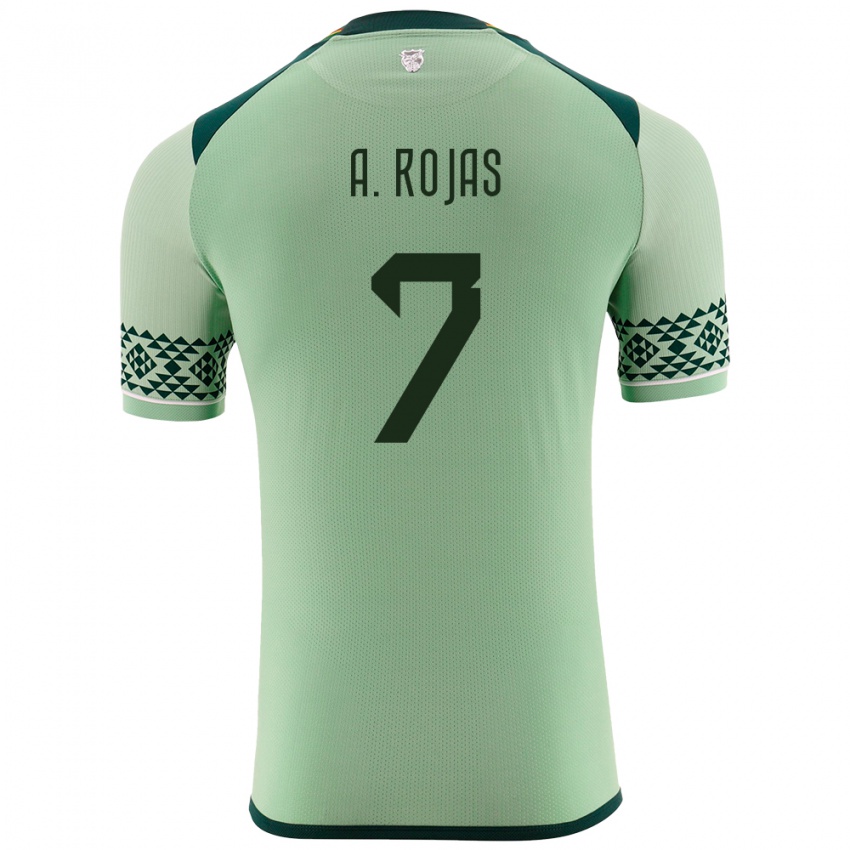 Heren Bolivia Ana Paula Rojas #7 Licht Groen Thuisshirt Thuistenue 24-26 T-Shirt België