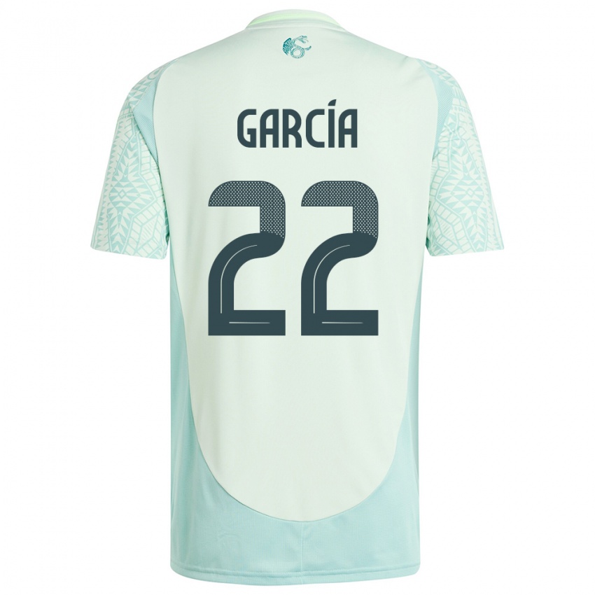 Heren Mexico Diana Garcia #22 Linnen Groen Uitshirt Uittenue 24-26 T-Shirt België