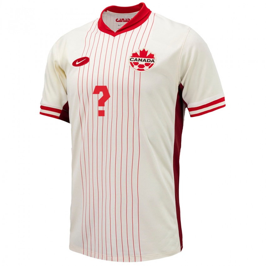 Homme Maillot Canada Adisa De Rosario #0 Blanc Tenues Extérieur 24-26 T-Shirt Belgique