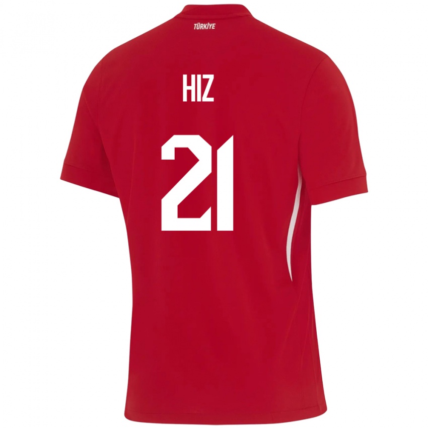 Heren Turkije Gülbin Hız #21 Rood Uitshirt Uittenue 24-26 T-Shirt België