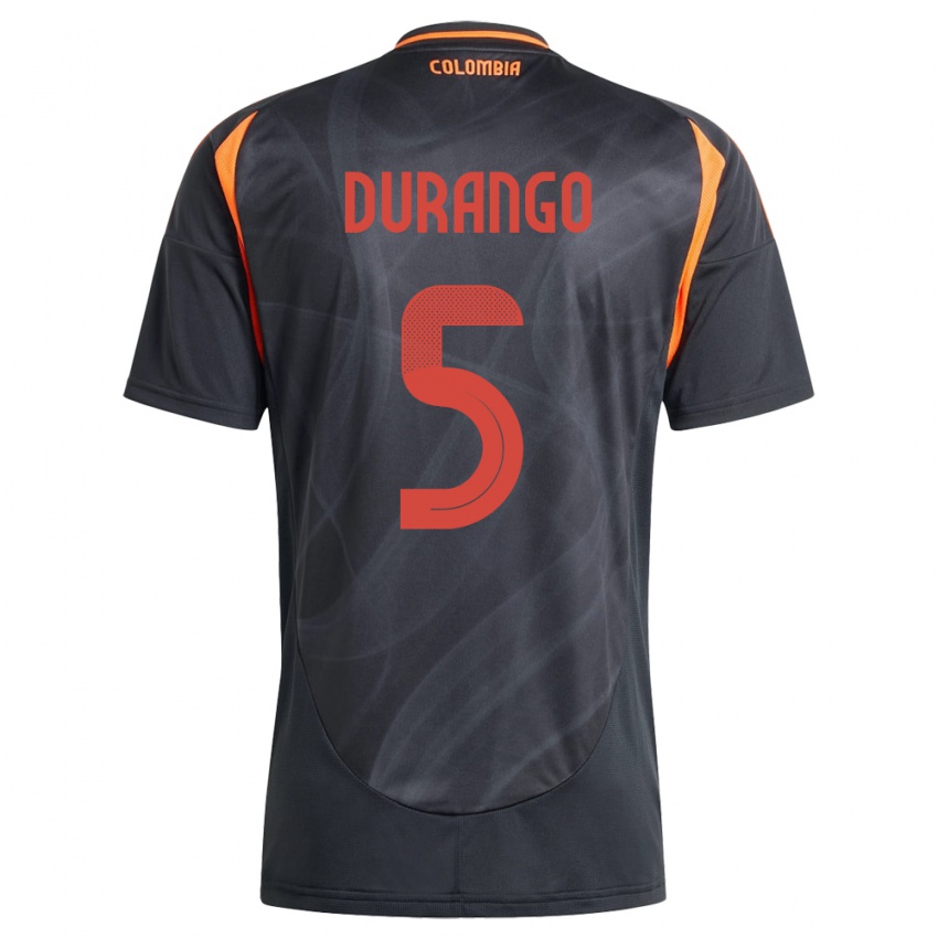 Heren Colombia Lorena Durango #5 Zwart Uitshirt Uittenue 24-26 T-Shirt België