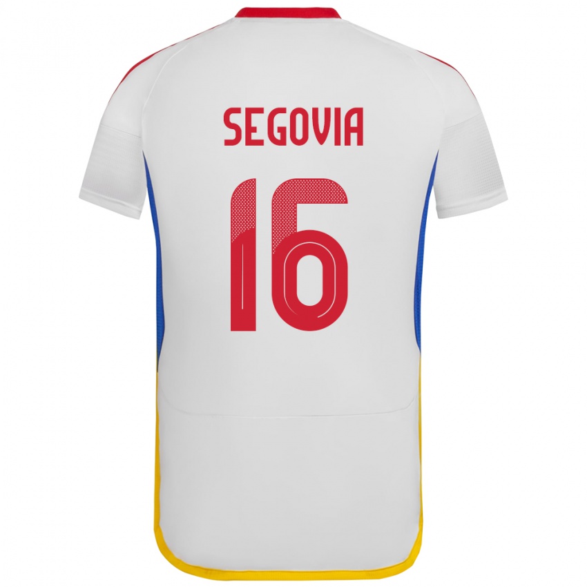 Heren Venezuela Telasco Segovia #16 Wit Uitshirt Uittenue 24-26 T-Shirt België