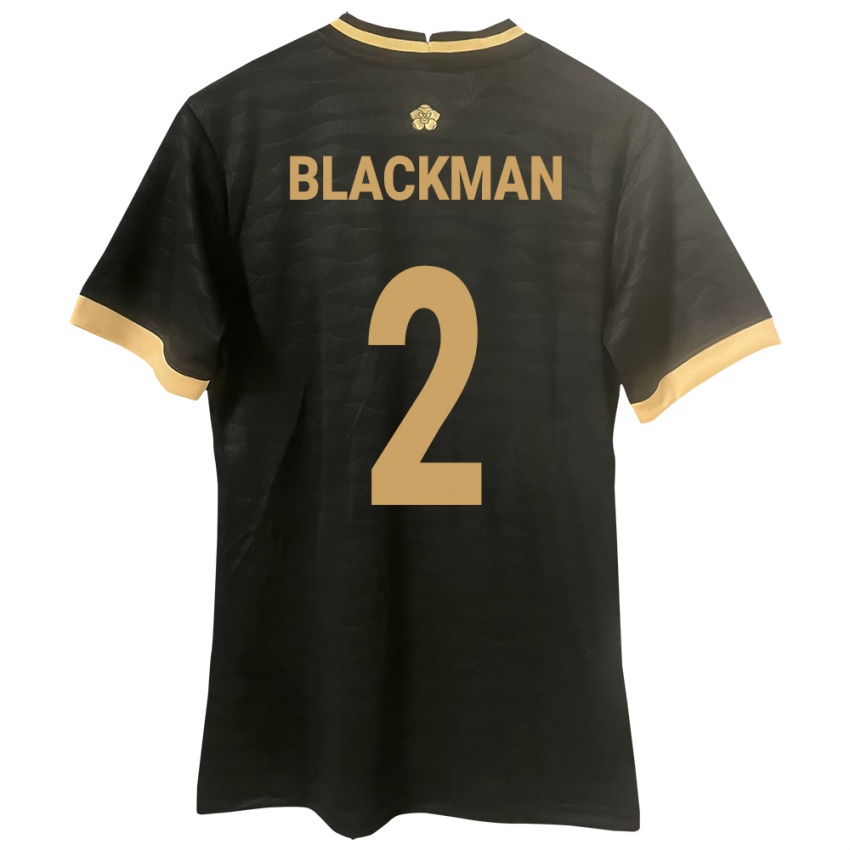Heren Panama César Blackman #2 Zwart Uitshirt Uittenue 24-26 T-Shirt België
