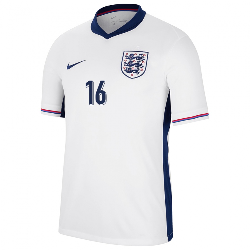 Dames Engeland Conor Gallagher #16 Wit Thuisshirt Thuistenue 24-26 T-Shirt België