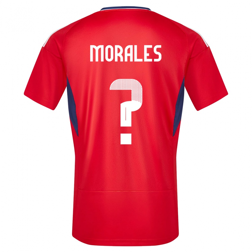 Femme Maillot Costa Rica Bryan Morales #0 Rouge Tenues Domicile 24-26 T-Shirt Belgique