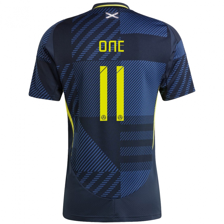 Dames Schotland Ryan Oné #11 Donkerblauw Thuisshirt Thuistenue 24-26 T-Shirt België