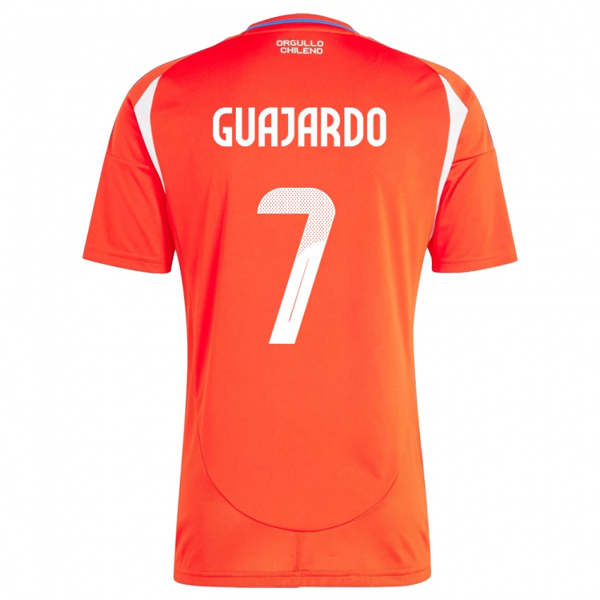 Dames Chili Paolo Guajardo #7 Rood Thuisshirt Thuistenue 24-26 T-Shirt België