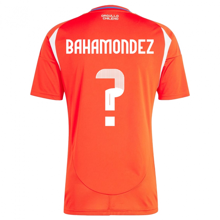 Damen Chile Taizo Bahamondez #0 Rot Heimtrikot Trikot 24-26 T-Shirt Belgien