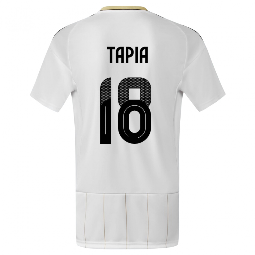 Dames Costa Rica Priscilla Tapia #18 Wit Uitshirt Uittenue 24-26 T-Shirt België