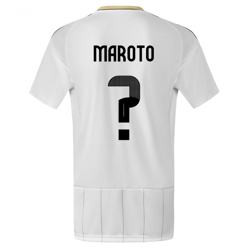 Dames Costa Rica Victor Maroto #0 Wit Uitshirt Uittenue 24-26 T-Shirt België