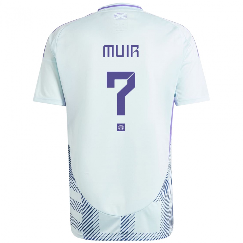 Dames Schotland Amy Muir #0 Licht Mintblauw Uitshirt Uittenue 24-26 T-Shirt België