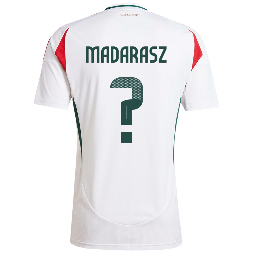 Dames Hongarije Ádám Madarász #0 Wit Uitshirt Uittenue 24-26 T-Shirt België