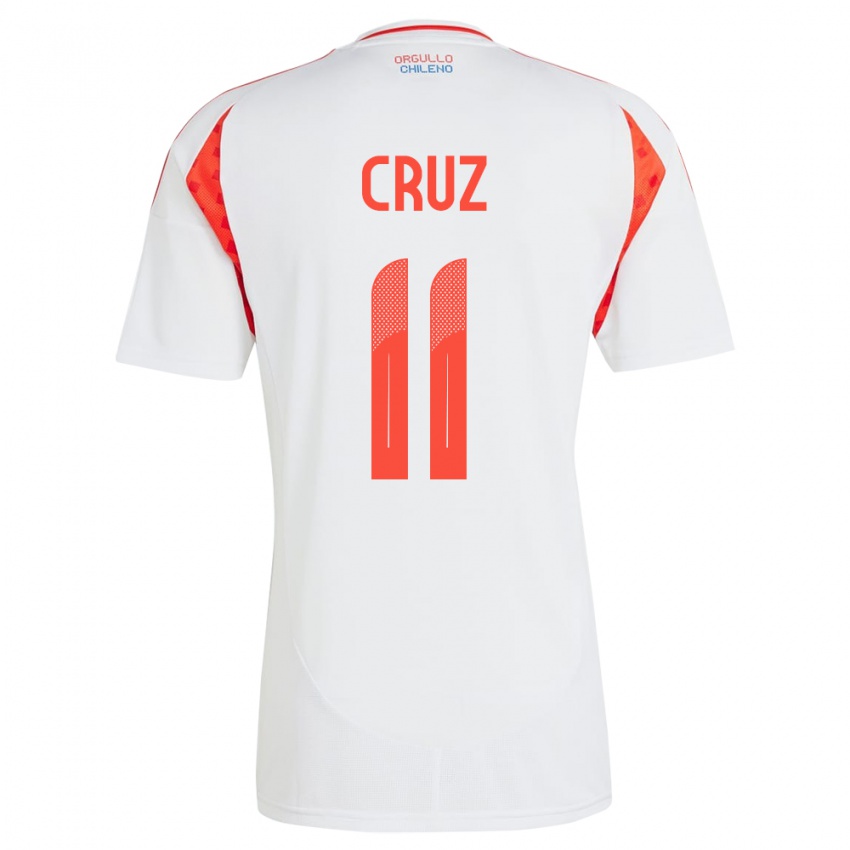 Dames Chili Joan Cruz #11 Wit Uitshirt Uittenue 24-26 T-Shirt België