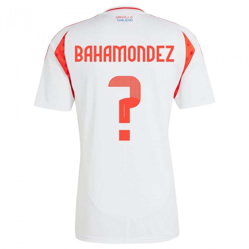 Dames Chili Taizo Bahamondez #0 Wit Uitshirt Uittenue 24-26 T-Shirt België