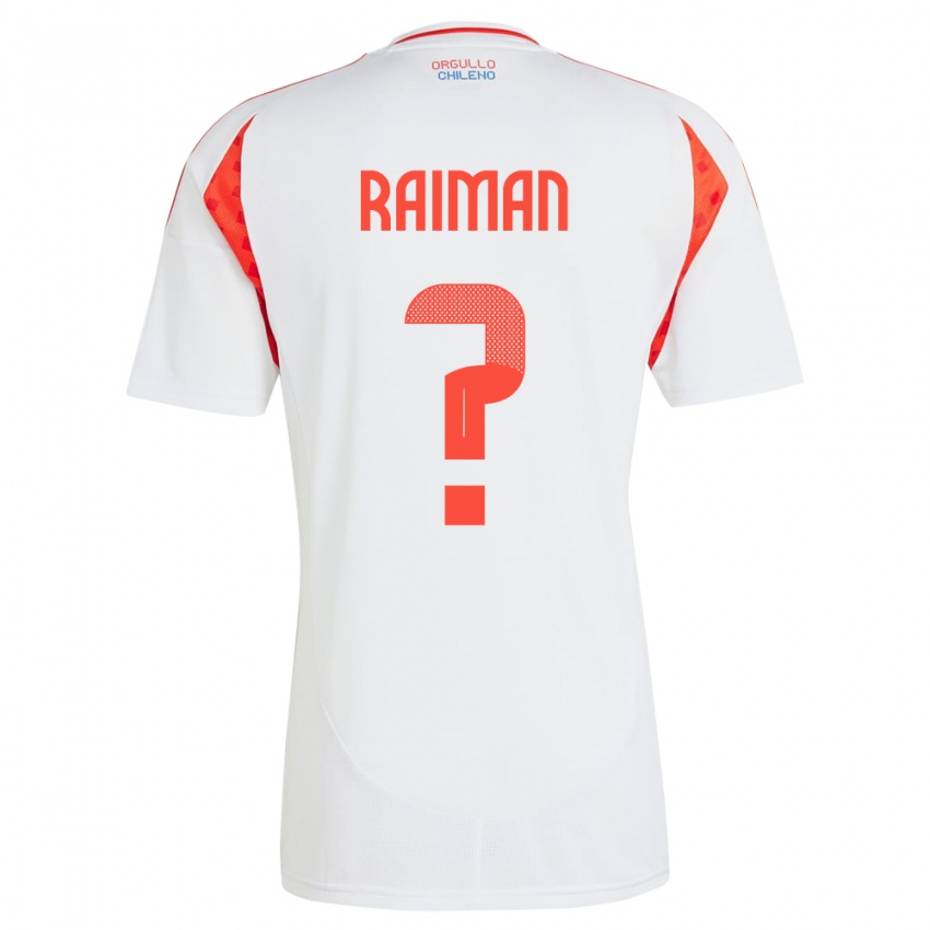 Dames Chili Nicolás Raimán #0 Wit Uitshirt Uittenue 24-26 T-Shirt België