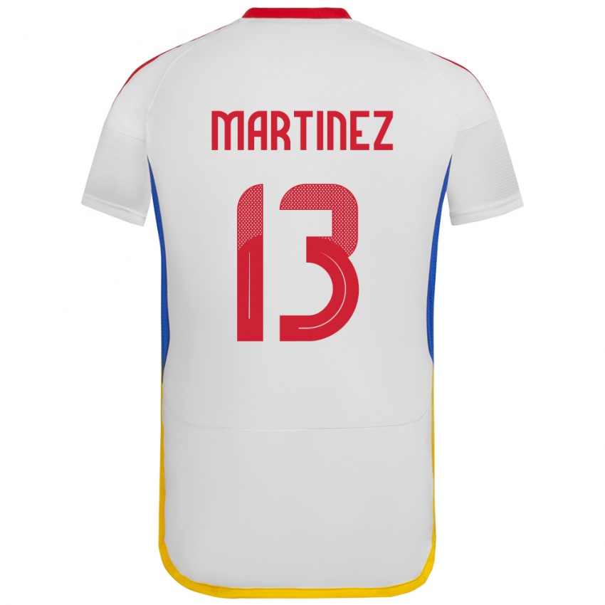 Dames Venezuela José Martínez #13 Wit Uitshirt Uittenue 24-26 T-Shirt België