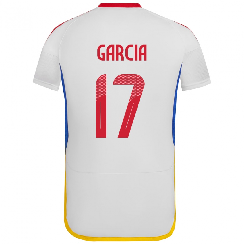 Dames Venezuela Gabriela García #17 Wit Uitshirt Uittenue 24-26 T-Shirt België