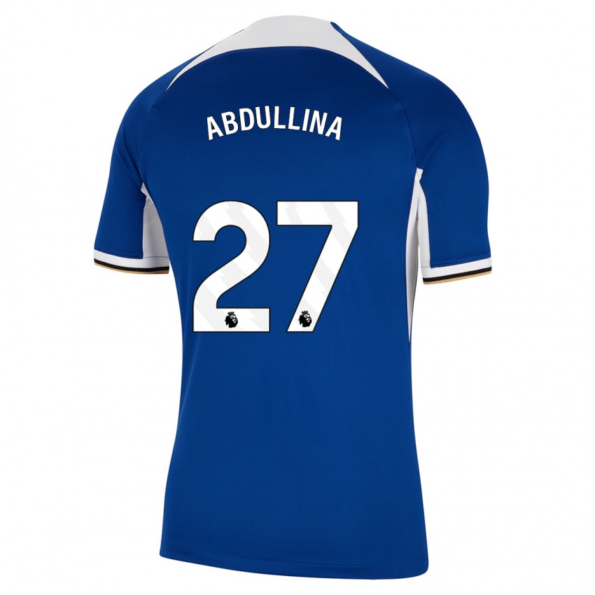 Kinderen Alsu Abdullina #27 Blauw Thuisshirt Thuistenue 2023/24 T-Shirt België