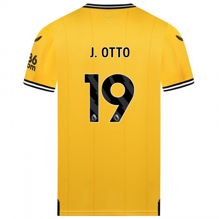 Kinder Jonny Otto #19 Gelb Heimtrikot Trikot 2023/24 T-Shirt Belgien