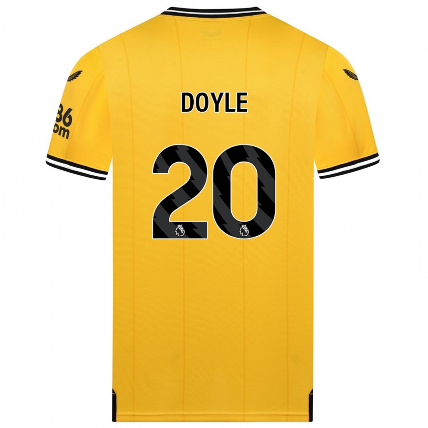 Kinder Tommy Doyle #20 Gelb Heimtrikot Trikot 2023/24 T-Shirt Belgien