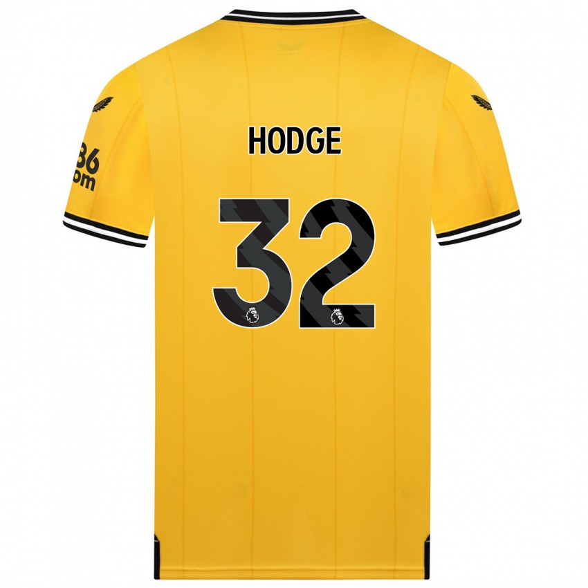 Kinder Joe Hodge #32 Gelb Heimtrikot Trikot 2023/24 T-Shirt Belgien