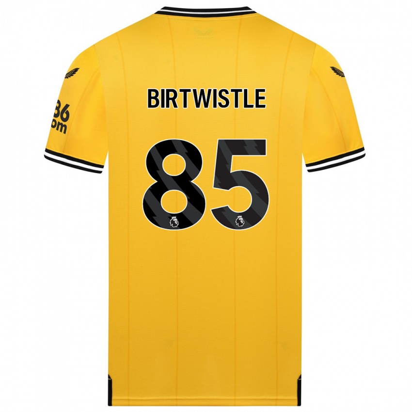 Kinder Harry Birtwistle #85 Gelb Heimtrikot Trikot 2023/24 T-Shirt Belgien