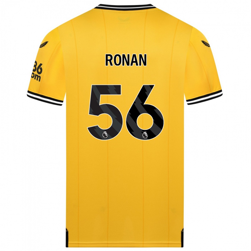 Kinder Connor Ronan #56 Gelb Heimtrikot Trikot 2023/24 T-Shirt Belgien