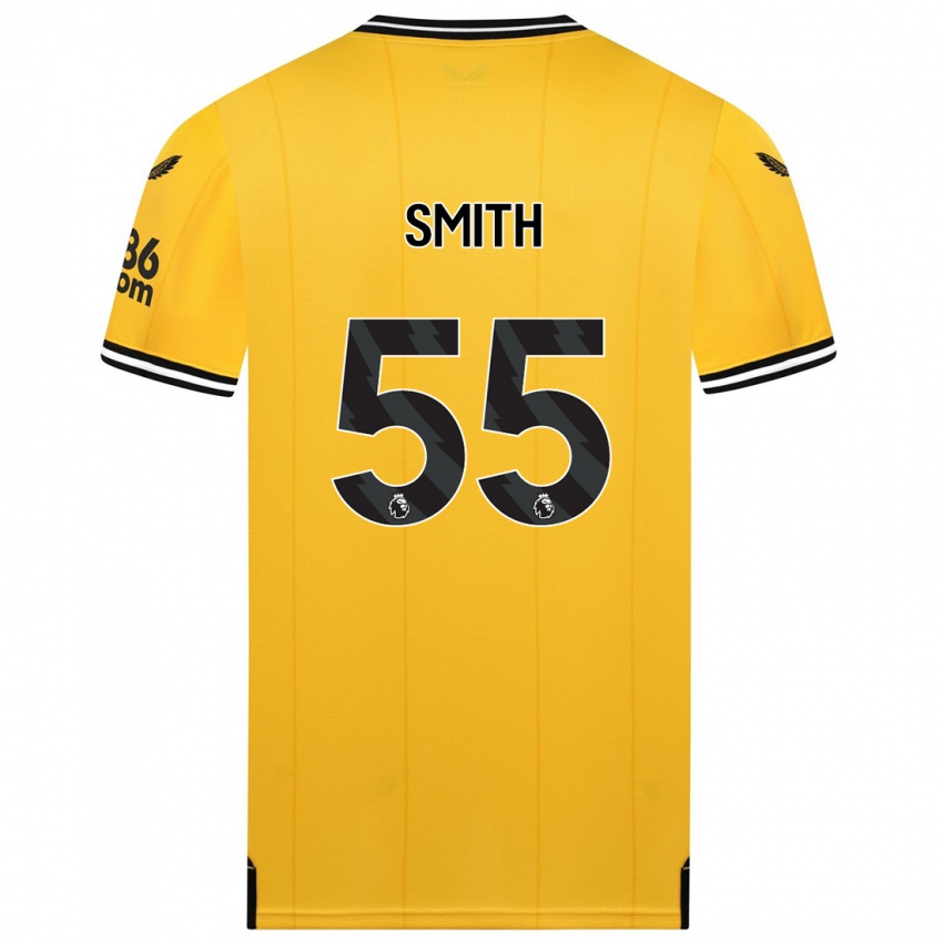 Kinder Jackson Smith #55 Gelb Heimtrikot Trikot 2023/24 T-Shirt Belgien