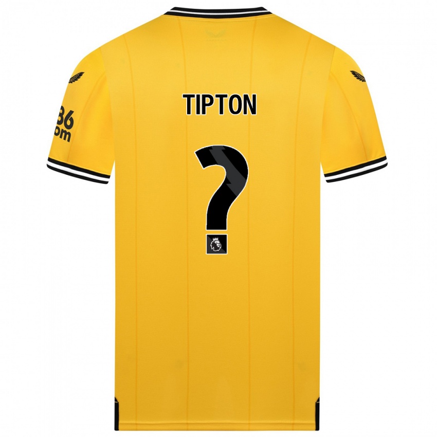 Kinderen Ollie Tipton #0 Geel Thuisshirt Thuistenue 2023/24 T-Shirt België