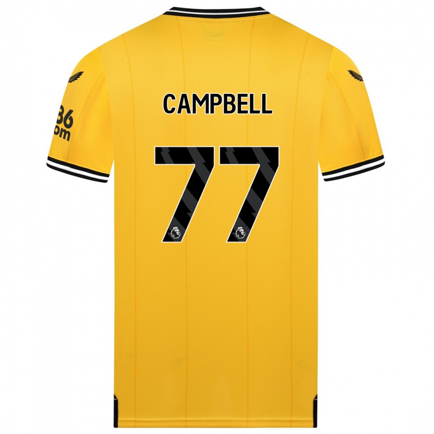 Kinder Chem Campbell #77 Gelb Heimtrikot Trikot 2023/24 T-Shirt Belgien