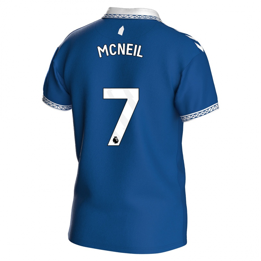 Kinderen Dwight Mcneil #7 Koningsblauw Thuisshirt Thuistenue 2023/24 T-Shirt België