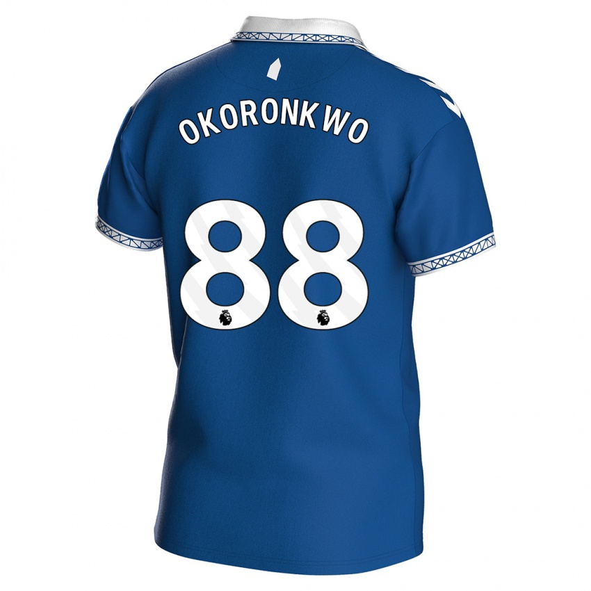 Kinderen Francis Okoronkwo #88 Koningsblauw Thuisshirt Thuistenue 2023/24 T-Shirt België