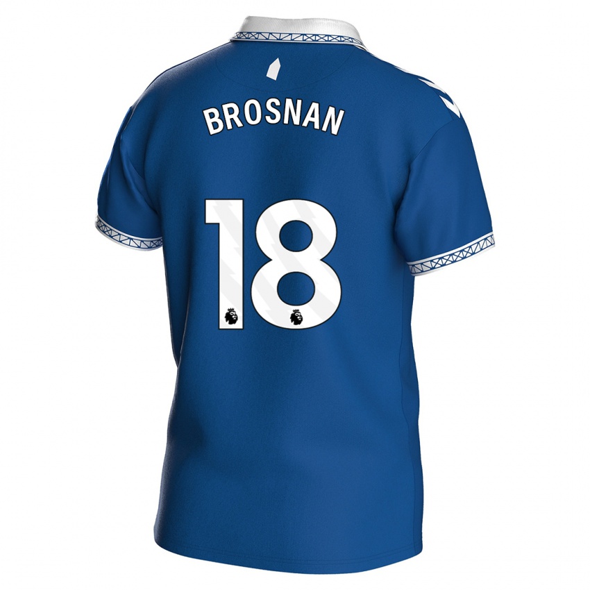 Kinderen Courtney Brosnan #18 Koningsblauw Thuisshirt Thuistenue 2023/24 T-Shirt België