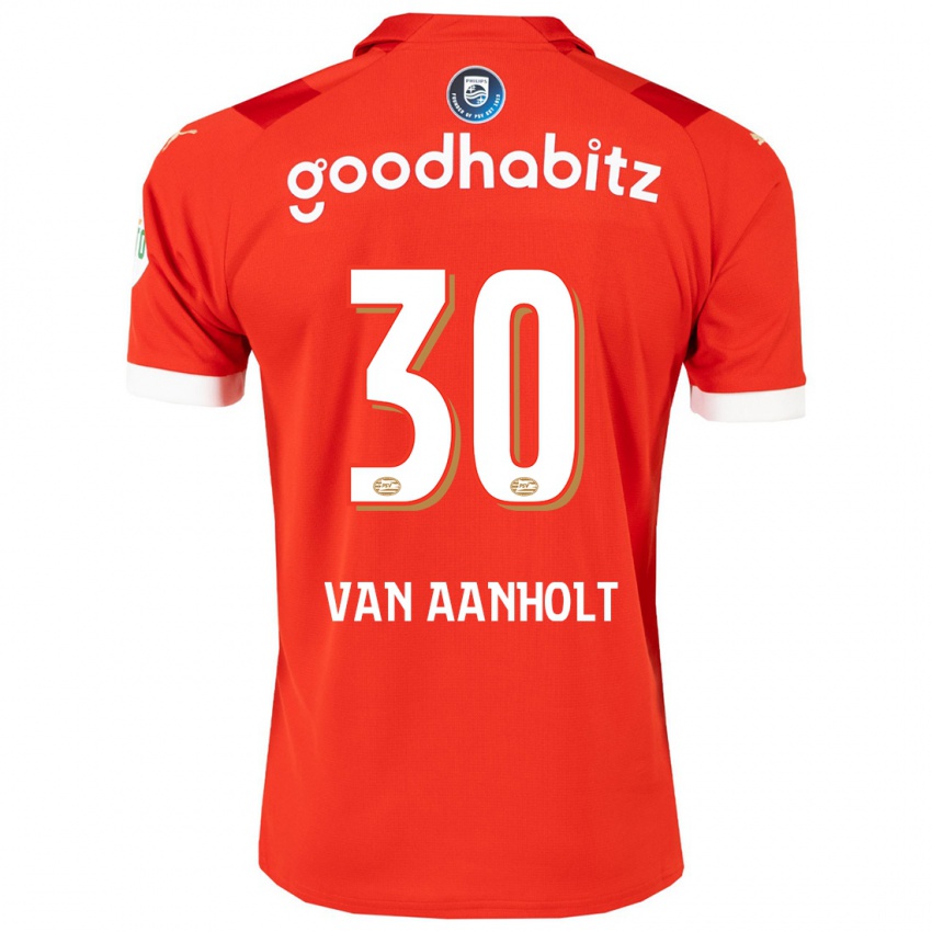 Enfant Maillot Patrick Van Aanholt #30 Rouge Tenues Domicile 2023/24 T-Shirt Belgique