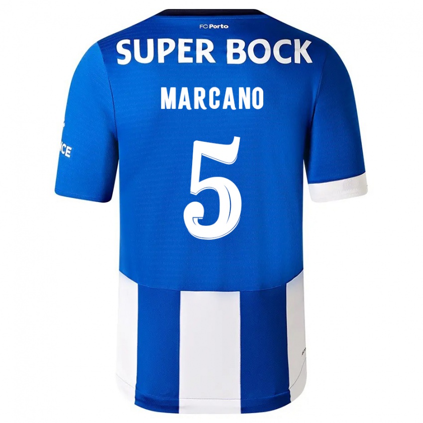 Kinderen Ivan Marcano #5 Blauw Wit Thuisshirt Thuistenue 2023/24 T-Shirt België