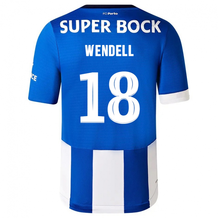 Kinderen Wendell #18 Blauw Wit Thuisshirt Thuistenue 2023/24 T-Shirt België