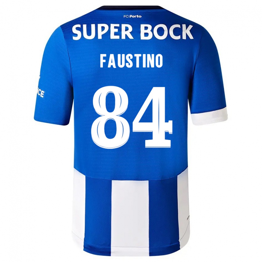Kinderen Levi Faustino #84 Blauw Wit Thuisshirt Thuistenue 2023/24 T-Shirt België